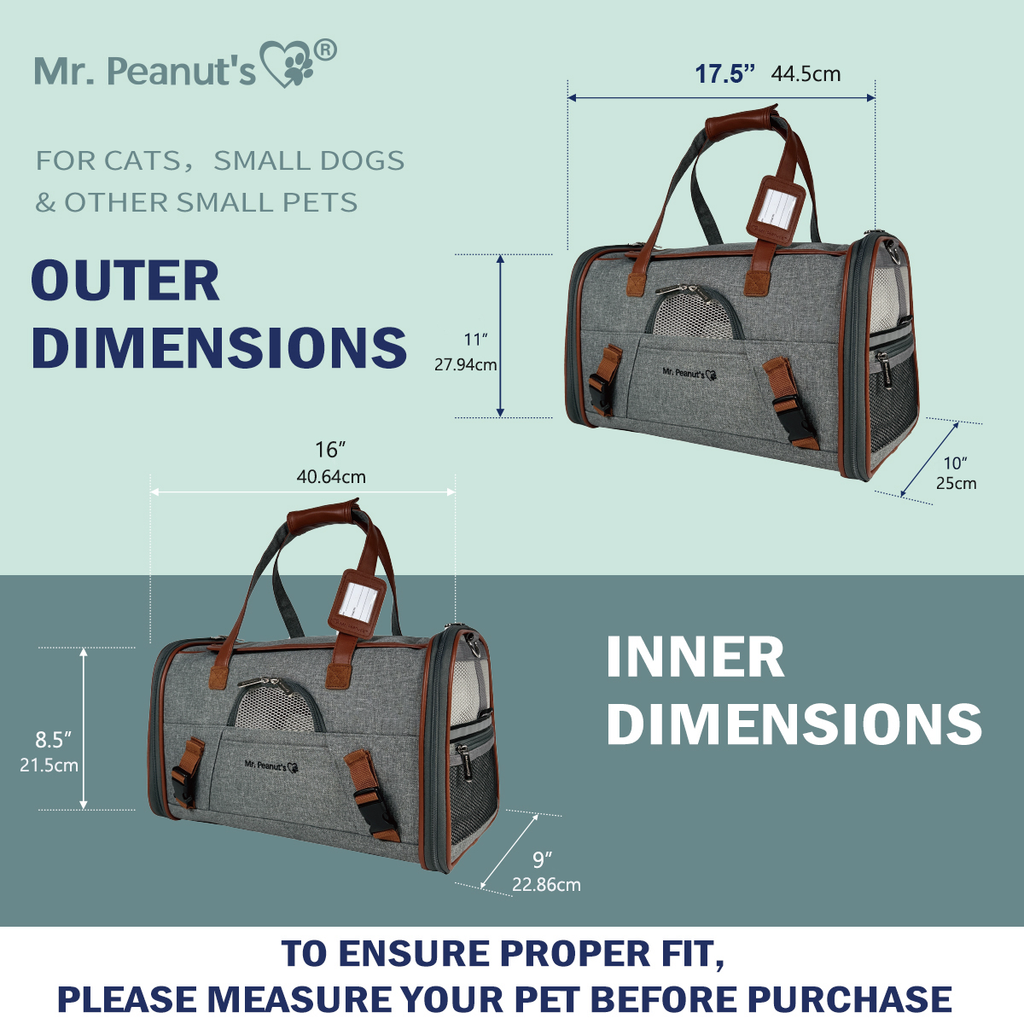 Mr. Peanut's Gold Series Standard Pet Carrier
